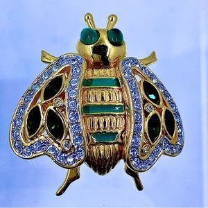 VALENTINO ヴァレンティノ エナメル 大判 ブローチ VALENTINO ヴァレンティノ エナメル 大判 ブローチ VALENTINO